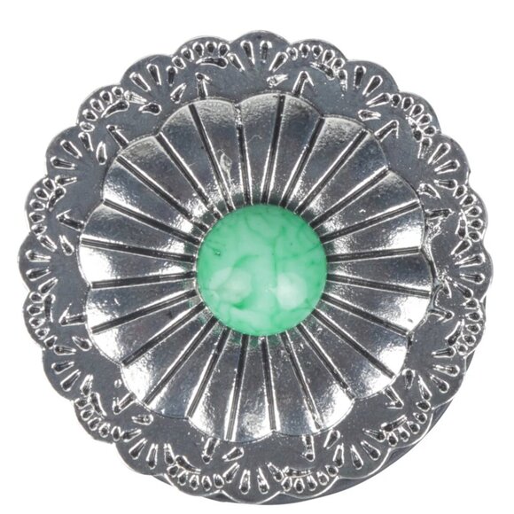 Myra Prestore Silver and Turquoise Phone Socket Kickstand - New - Picture 2 of 6